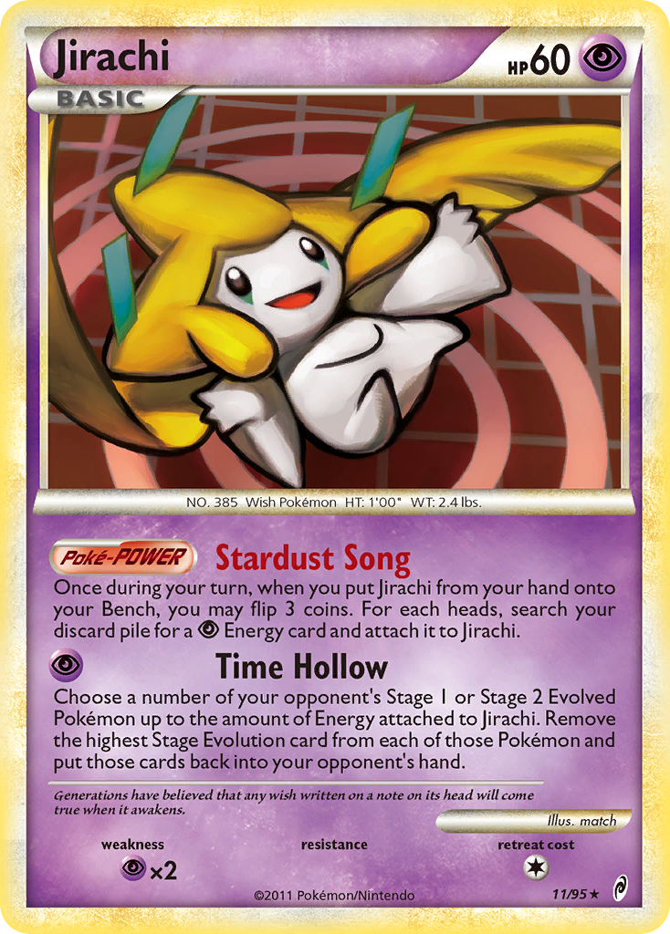 Call of Legends Non - Holo Jirachi #11/95